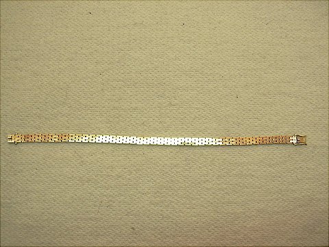 14kt mursten armbånd 5rk/19,5cm
