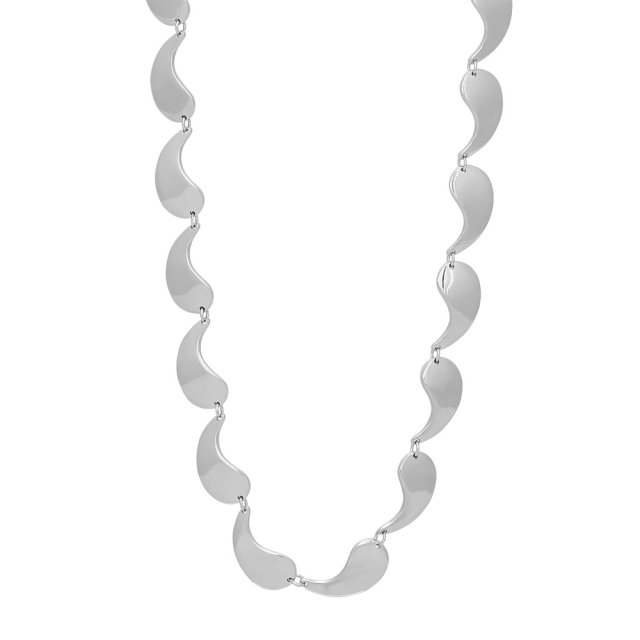 Rhd. Sølv collier 42,5+3cm