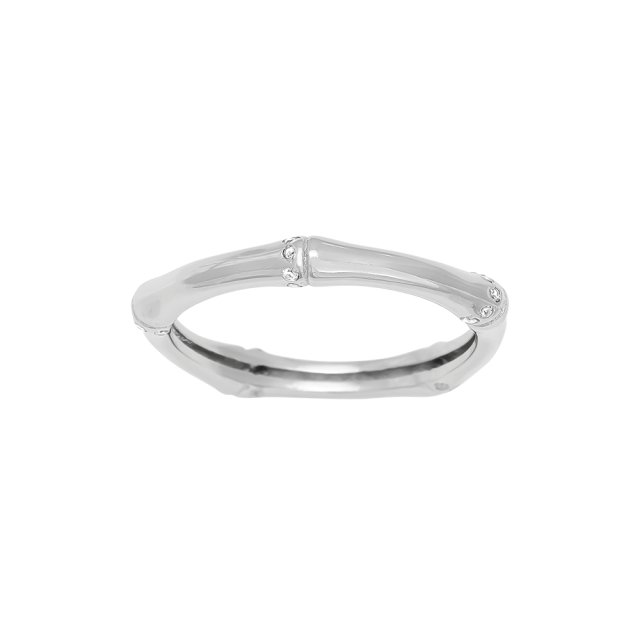 Rhd. sølv ring FLORINANOR 3mm