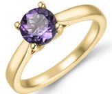 14kt ring ametyst 0,30ct