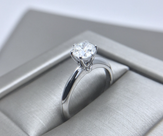 18kt hv.ring dia. 0,52ct W/SI2