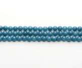 Facetteret 10 mm blå quartz kæde