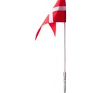 Forkromet flagstang uden motiver, 40 cm